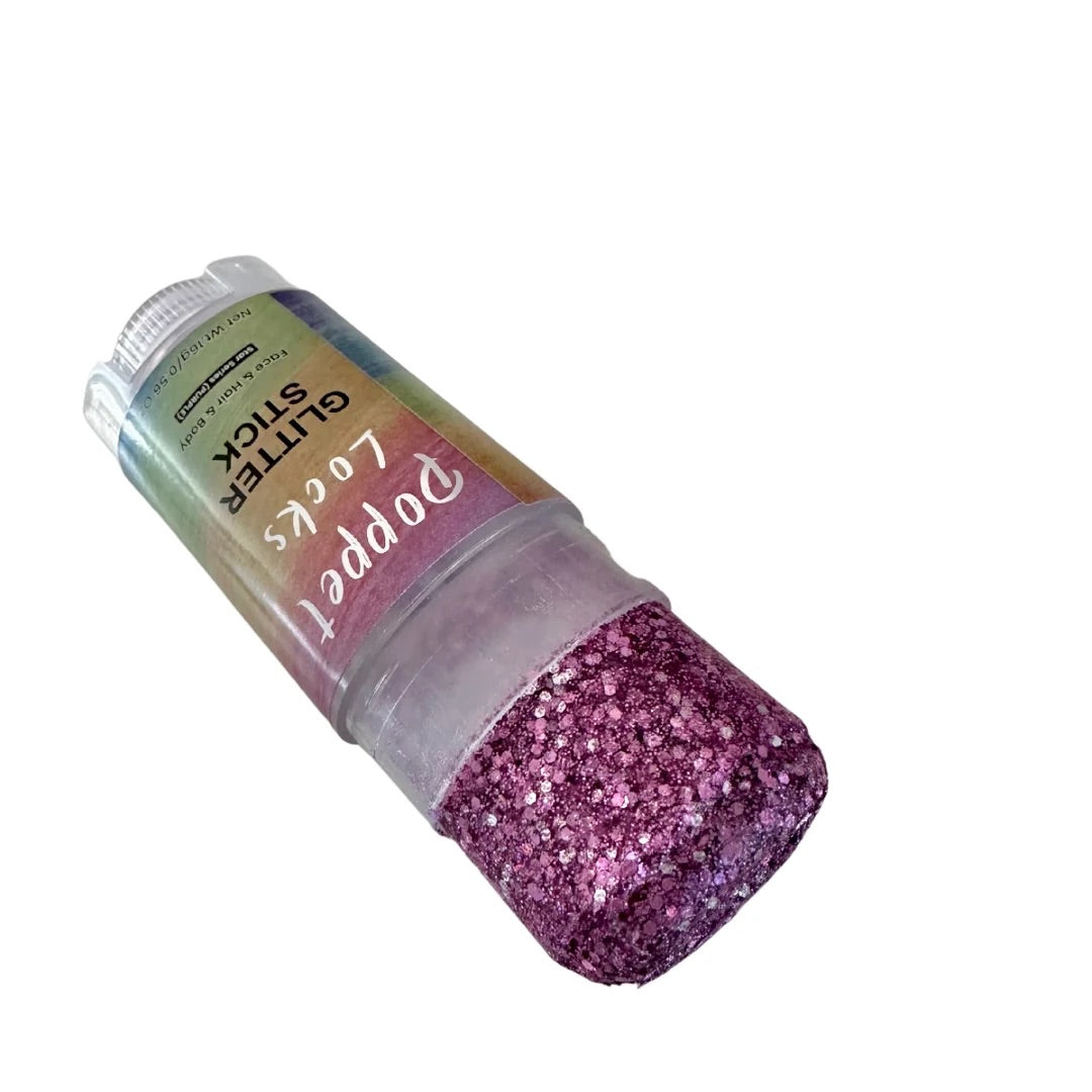 Poppet Lock Glitter Stick - Purple