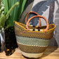 Queen Nefertiti Tote - Orange, Navy and Olive