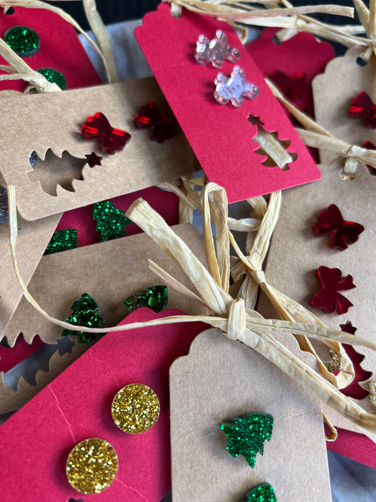 Christmas Stud Gift Tag