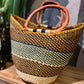 Queen Nefertiti Tote - Orange, Navy and Olive