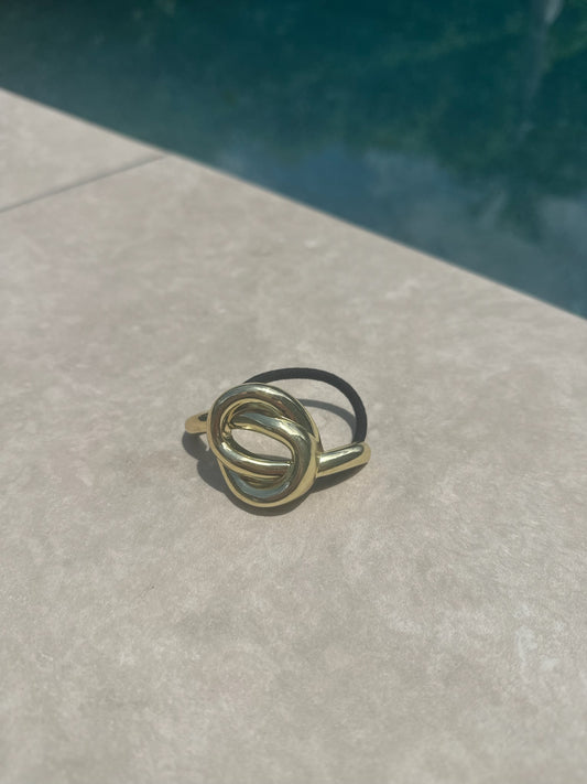 Gold Knot Hair Tie