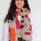 Organic Cotton Scarf Fuchsia Combination