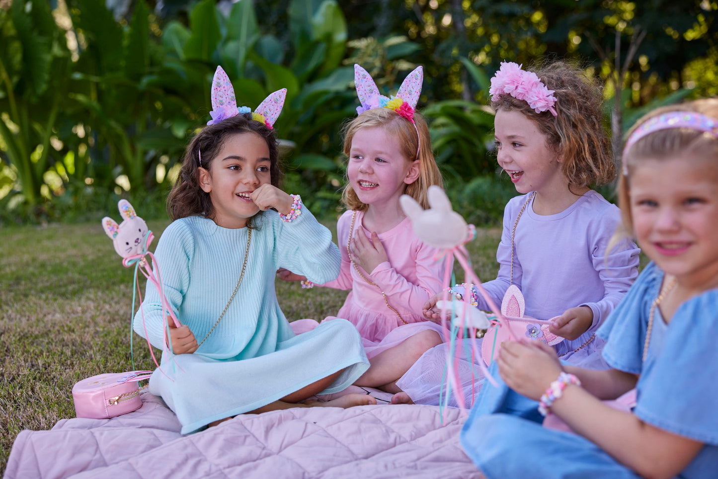 Tea Party Bunny Ears Headband