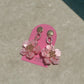 Keeley Soft Pink Enamel Statement Earring