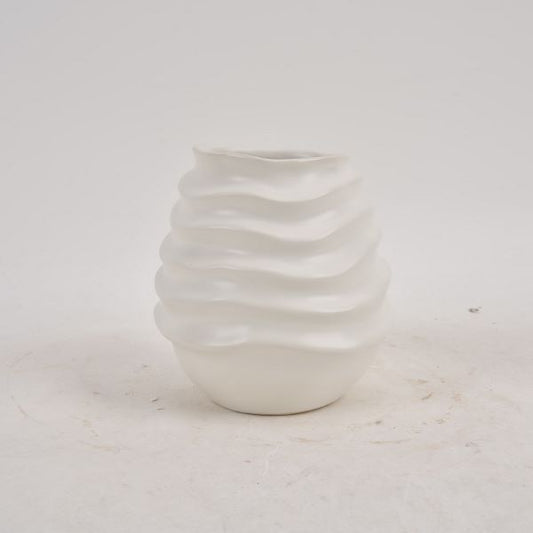 Small Mode Ribbed Vase