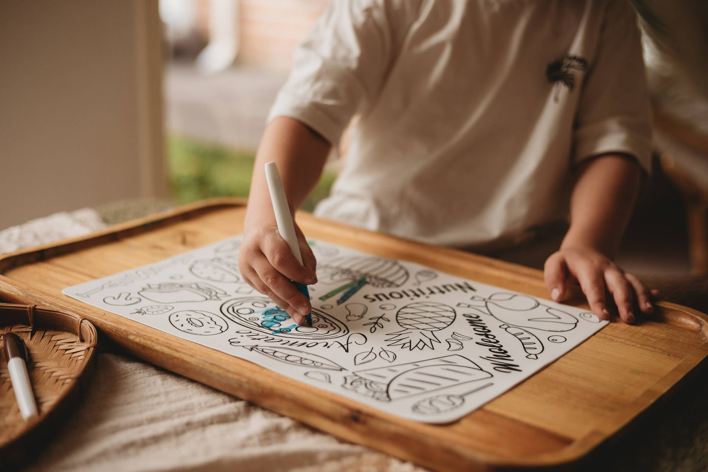 Silicone Colouring Mat - A World of Tasty Adventures