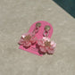 Keeley Soft Pink Enamel Statement Earring