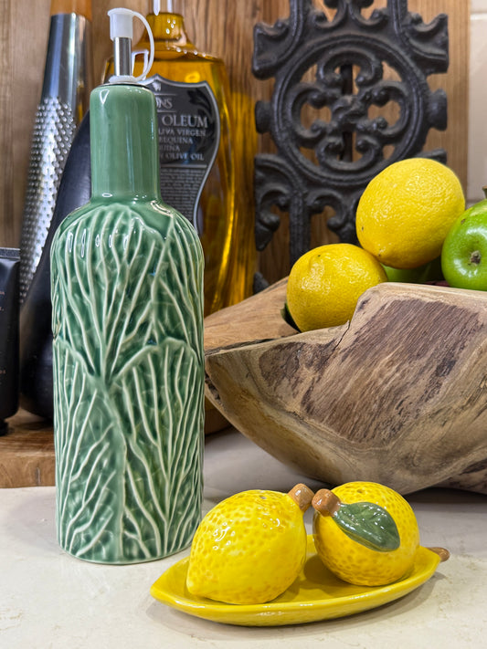 Cabbage Cer Oil/Vinegar Bottle