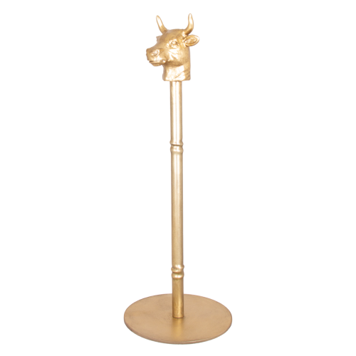 Cow Iron Paper Towel Holder