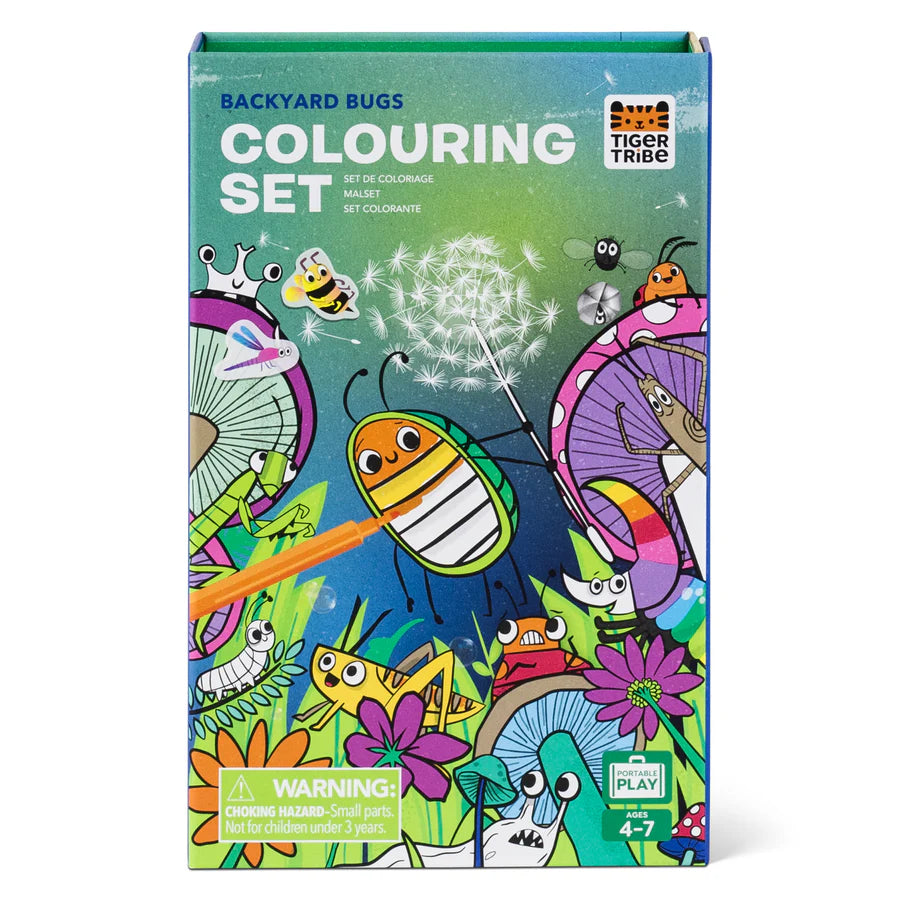 Colour by Numbers - Backyard Bugs