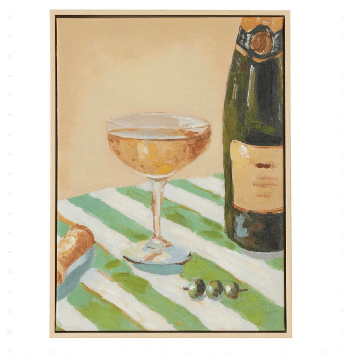 Apero Nat Frame Oil Painting 30x40cm