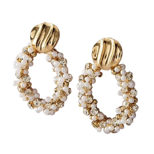 Cassandra Beaded Statement Earring