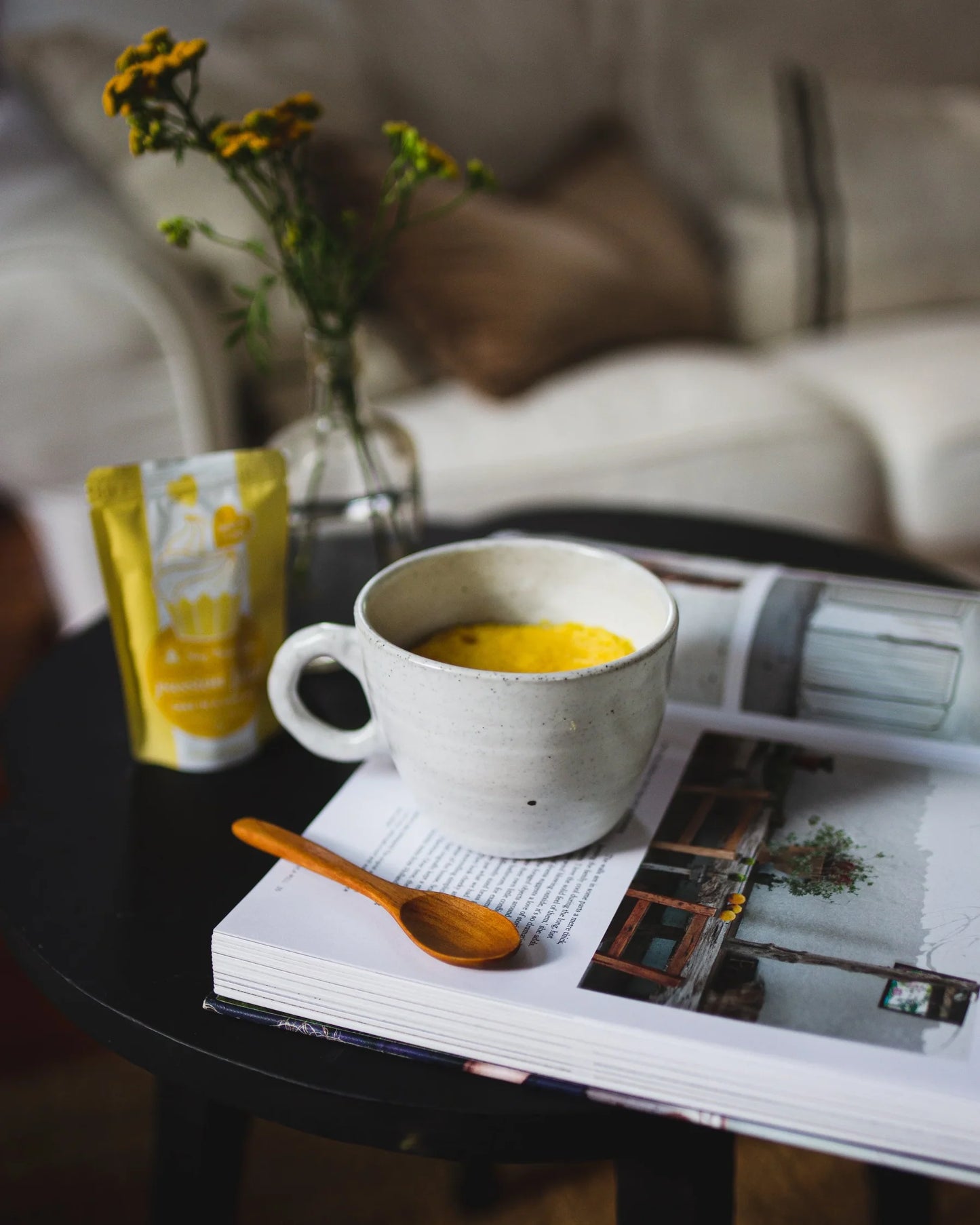 Passionfruit Mug Cake