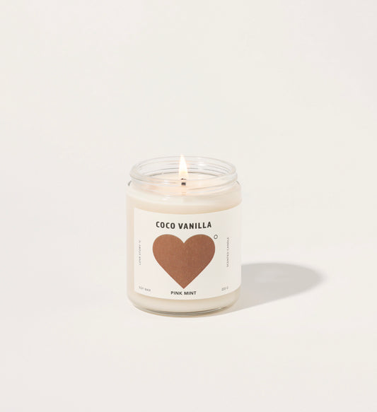 PINK MINT COCO VANILLA SOY CANDLE