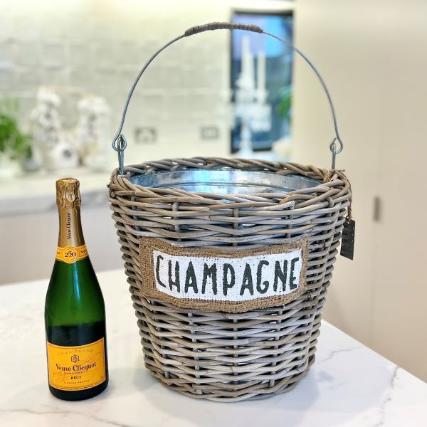 Rattan Champagne Bucket