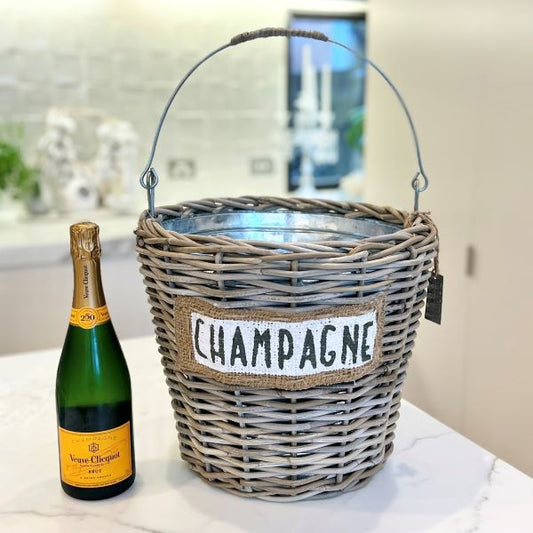 Rattan Champagne Bucket