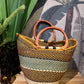 Queen Nefertiti Tote - Orange, Navy and Olive