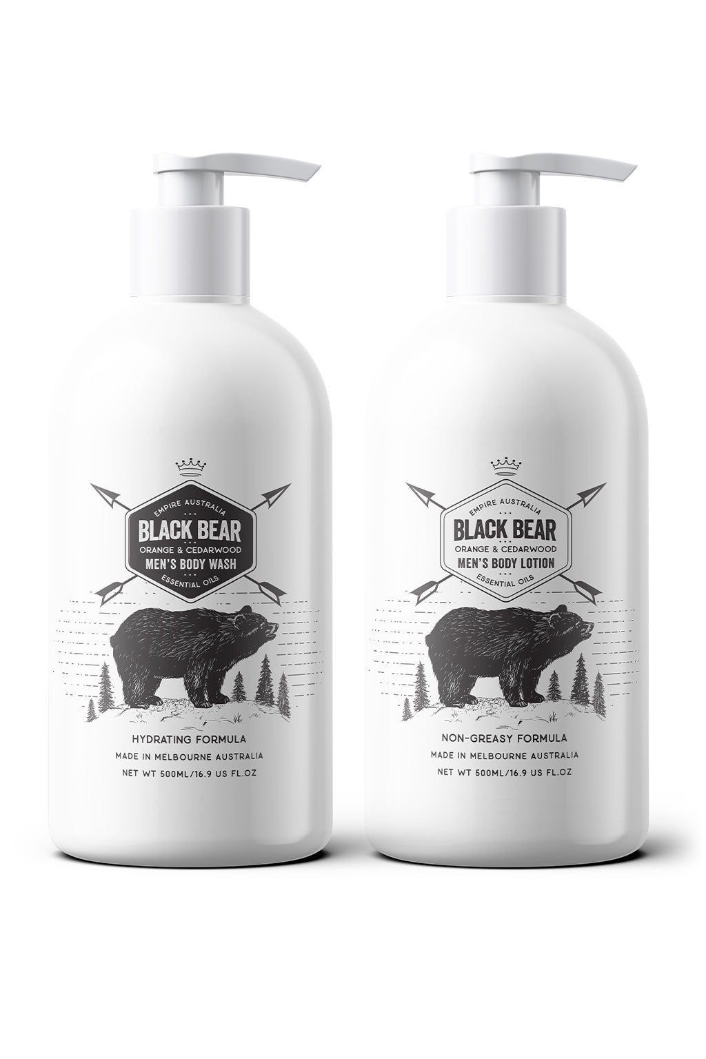 Black Bear Men’s Orange & Cedarwood Body Care Gift Set