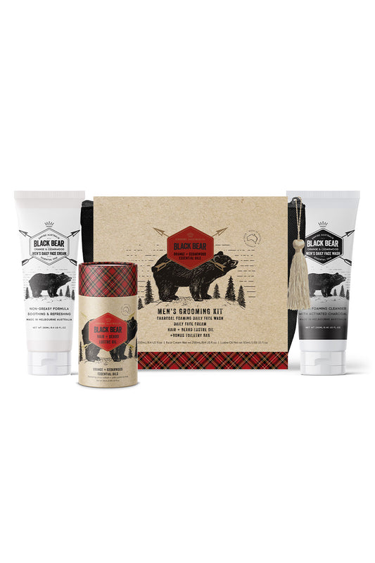 Black Bear Men’s Orange & Cedarwood Grooming Gift Set