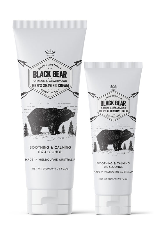 Black Bear Men’s Orange & Cedarwood Shave Gift Set