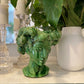 Green Lemon Head Vase