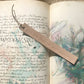'Turn the pages of your imagination ' bookmark