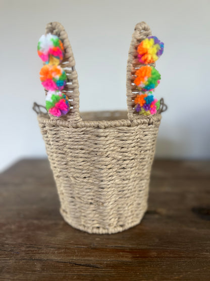 Wicker Bunny Basket