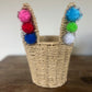 Wicker Bunny Basket