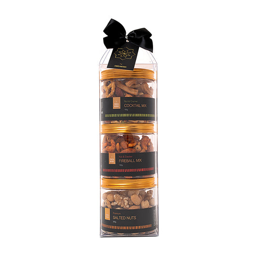 Tall Nut and Cracker Gift 3 Pack