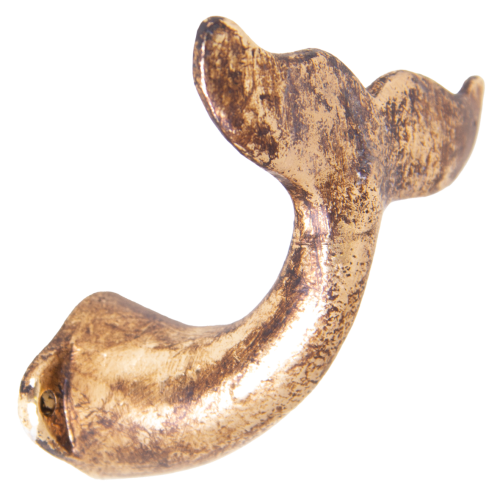 Pewter Whale Hook