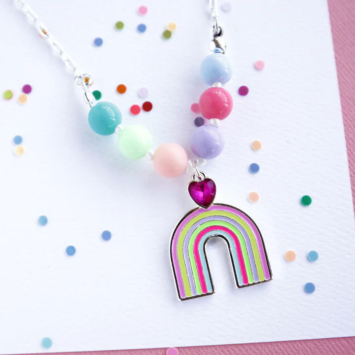 Rainbow Heart Necklace