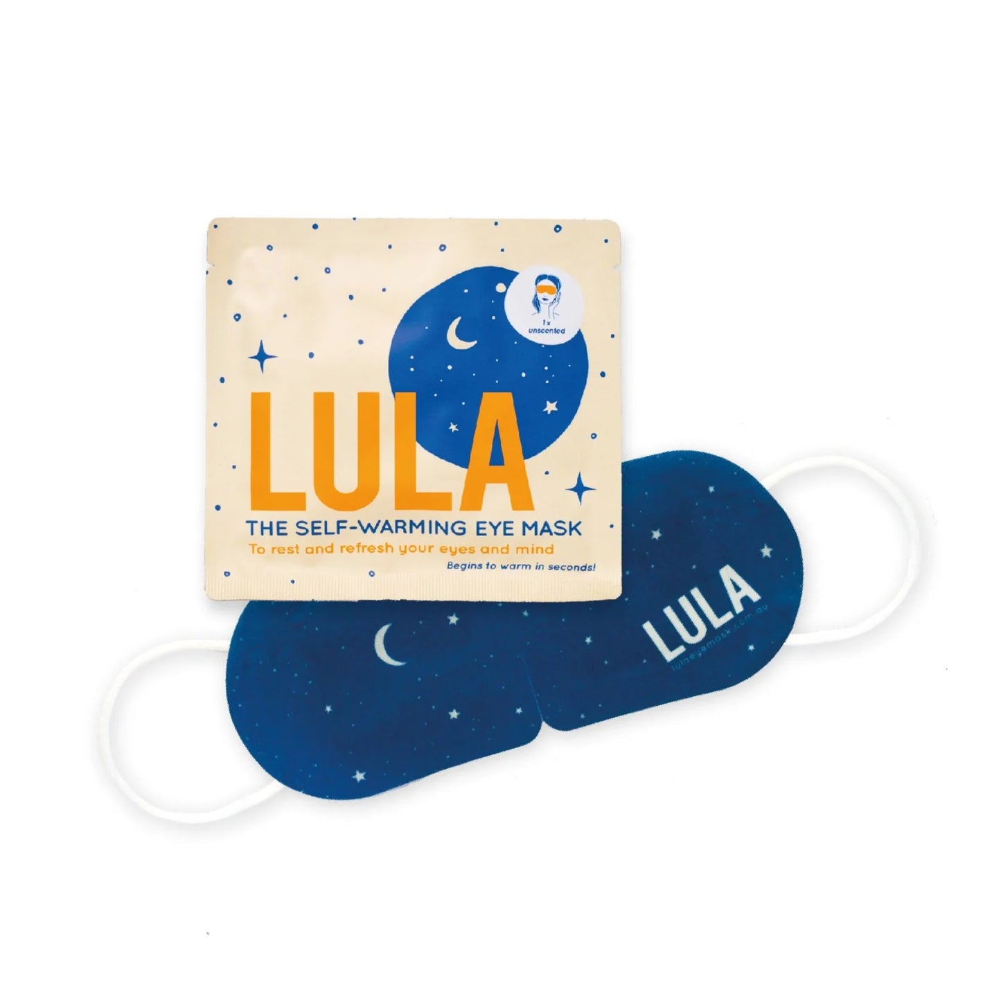 Lula  - UNSCENTED - Self Warming Eye Mask
