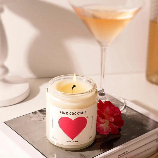 PINK MINT PINK COCKTAIL SOY CANDLE