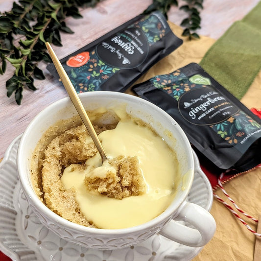 Gingerbread Mud Cake in a Mug