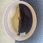PANAMA, 9cm Black / Natural Bi-Colour
