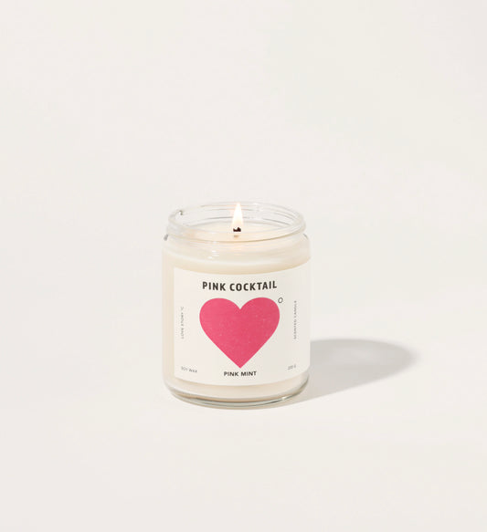 PINK MINT PINK COCKTAIL SOY CANDLE