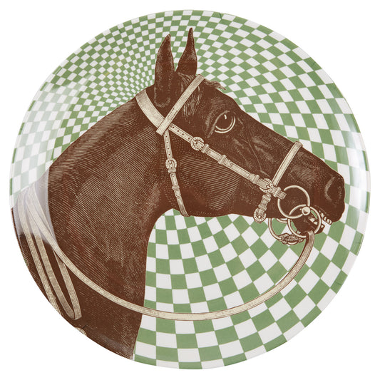 Equus Melamine Round Platter