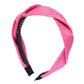 Twisted Pink Raffia Headband