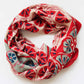Diego Red Organic Cotton Square