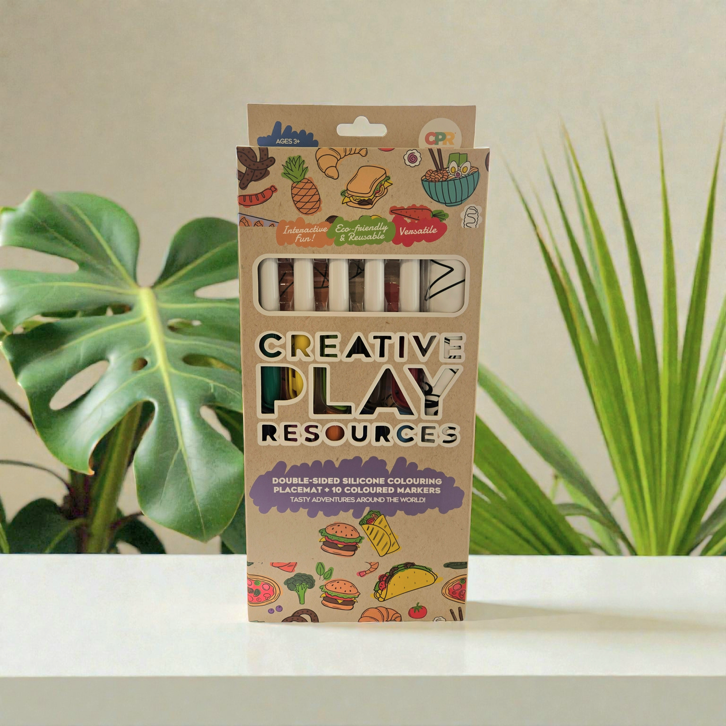Silicone Colouring Mat - A World of Tasty Adventures