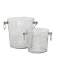 Palm Glass Ice Bucket Large