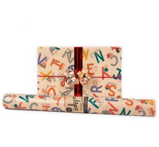 A is for KRAFT - 10m Wrapping Paper Roll