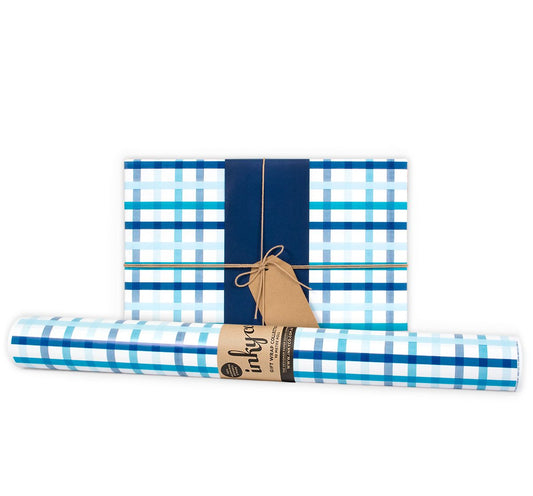 Dad Plaid - 5m Wrapping Paper Roll