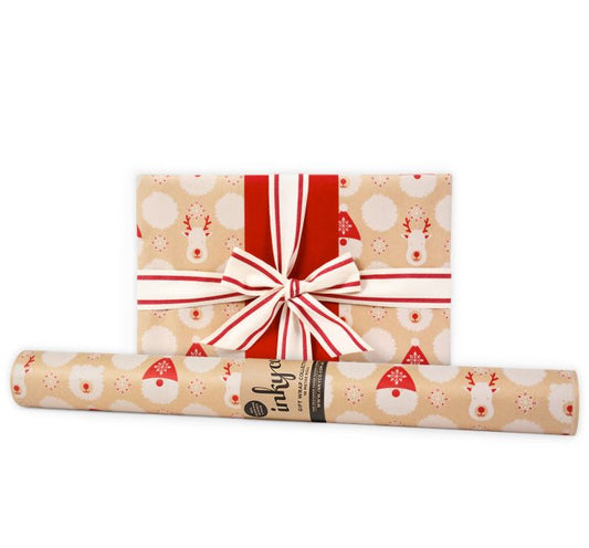 Nordic Christmas Wrapping Paper Roll