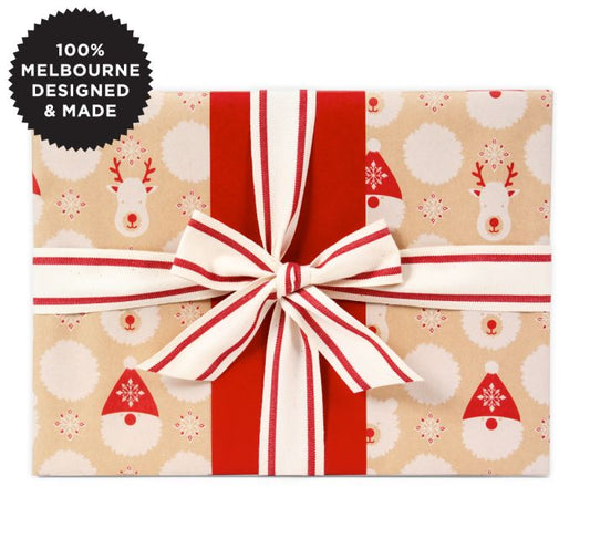 Nordic Christmas Wrapping Paper Roll