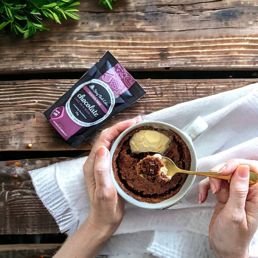 Gluten-Free Chocolate Mud Cake in a Mug