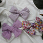 Triple Bow Set - Purple