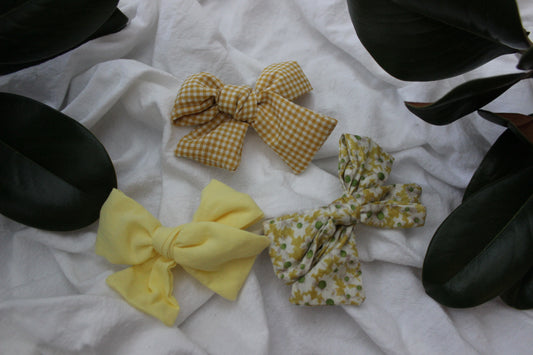 Triple Bow Set - Yellow