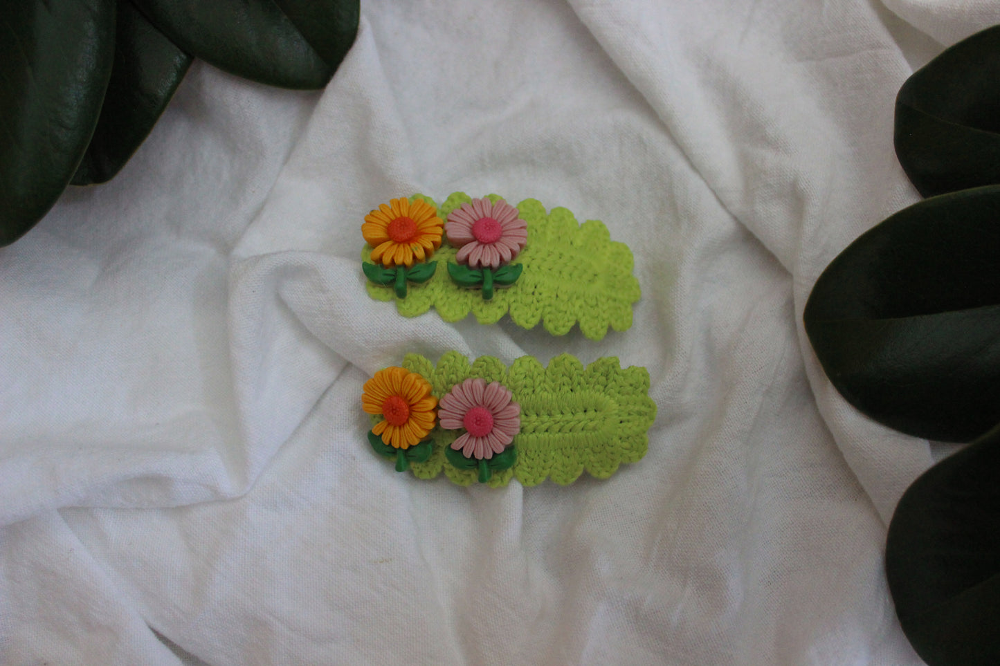 Knit Clip - Green