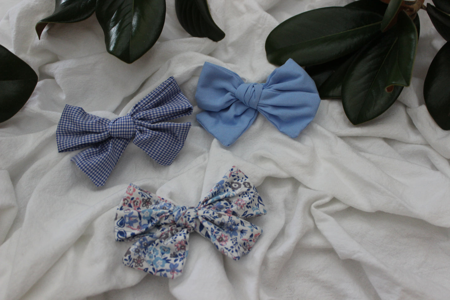 Triple Bow Set - Blue